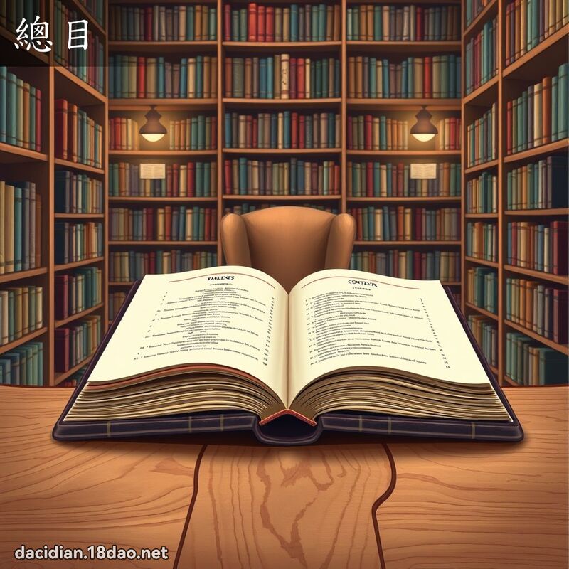 總目 - 國語大辭典配圖