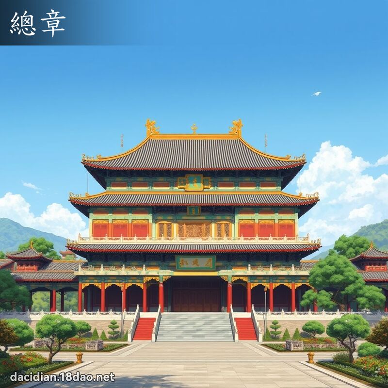 總章 - 國語大辭典配圖