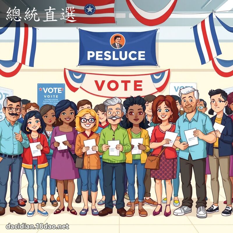总统直选 - 国语大辞典配图