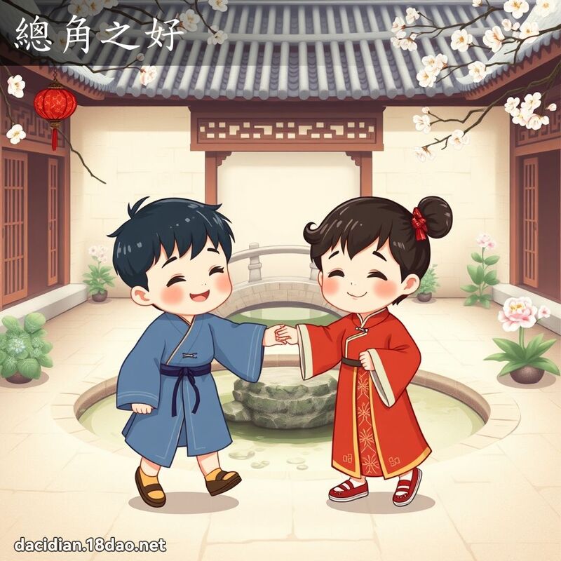 总角之好 - 国语大辞典配图