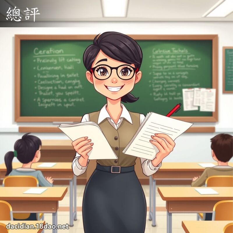 总评 - 国语大辞典配图