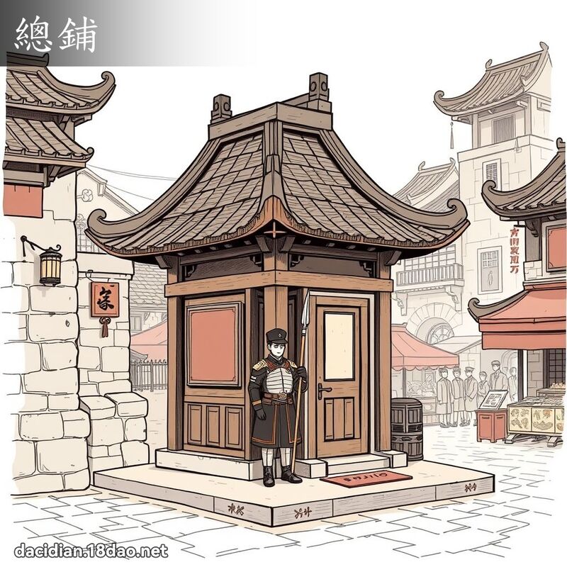 总铺 - 国语大辞典配图