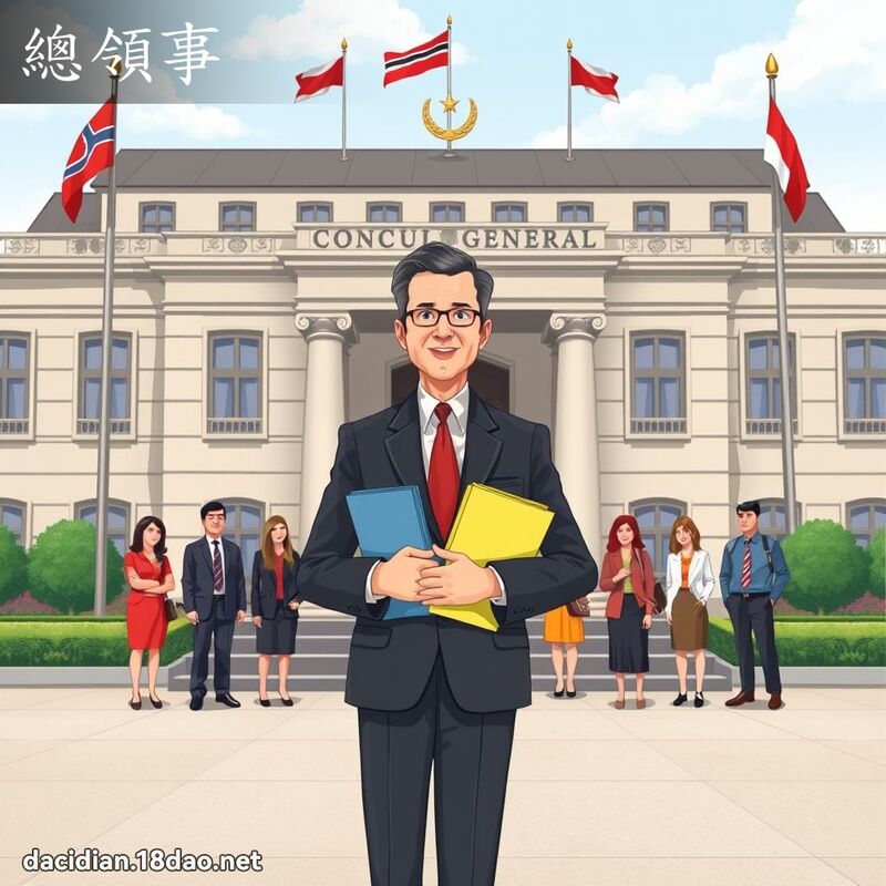 总领事 - 国语大辞典配图