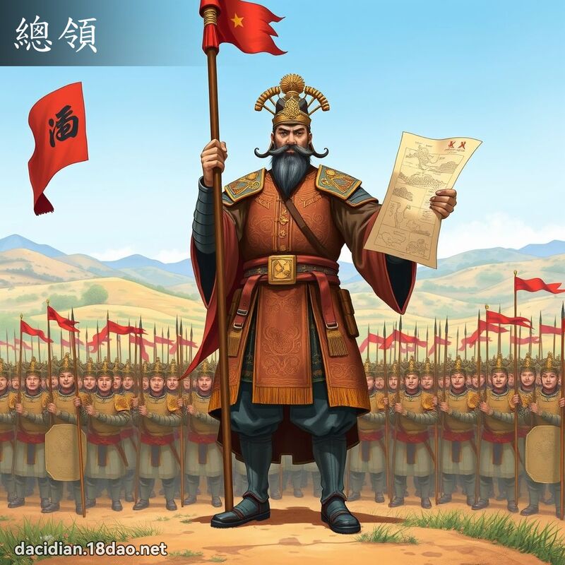 总领 - 国语大辞典配图