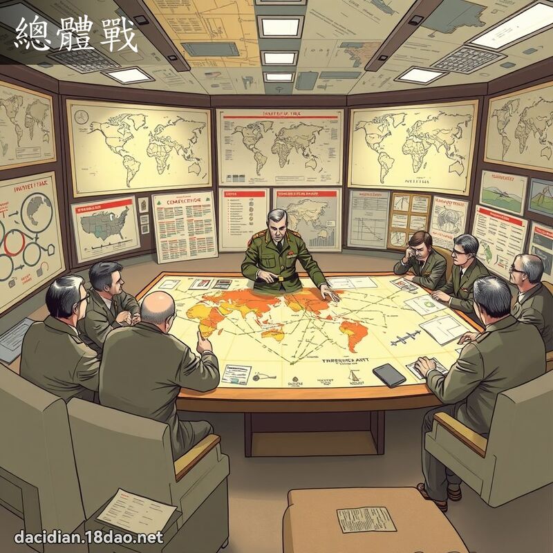 總體戰 - 國語大辭典配圖