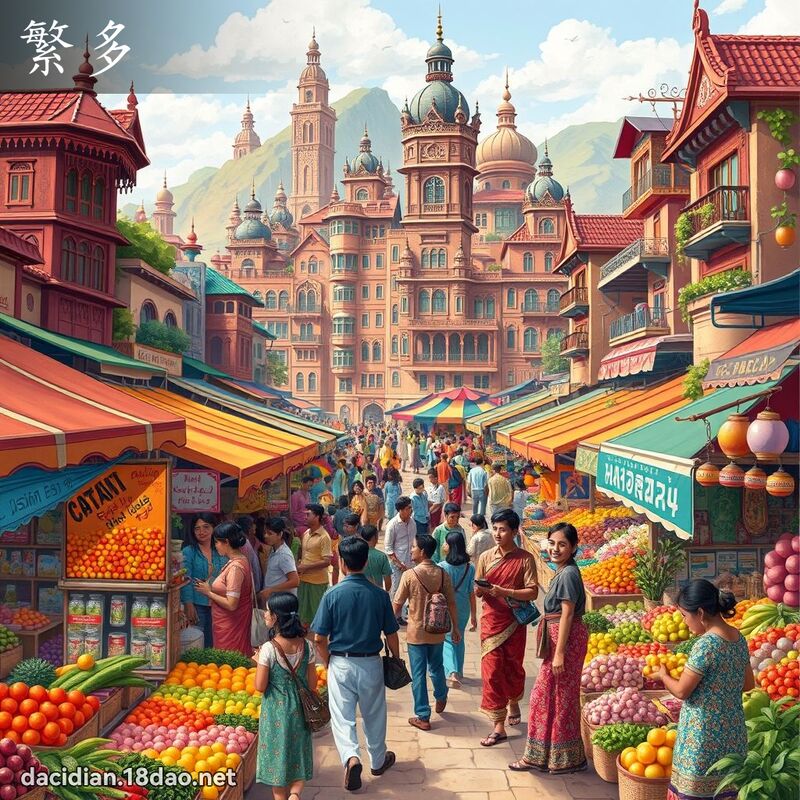 繁多 - 国语大辞典配图