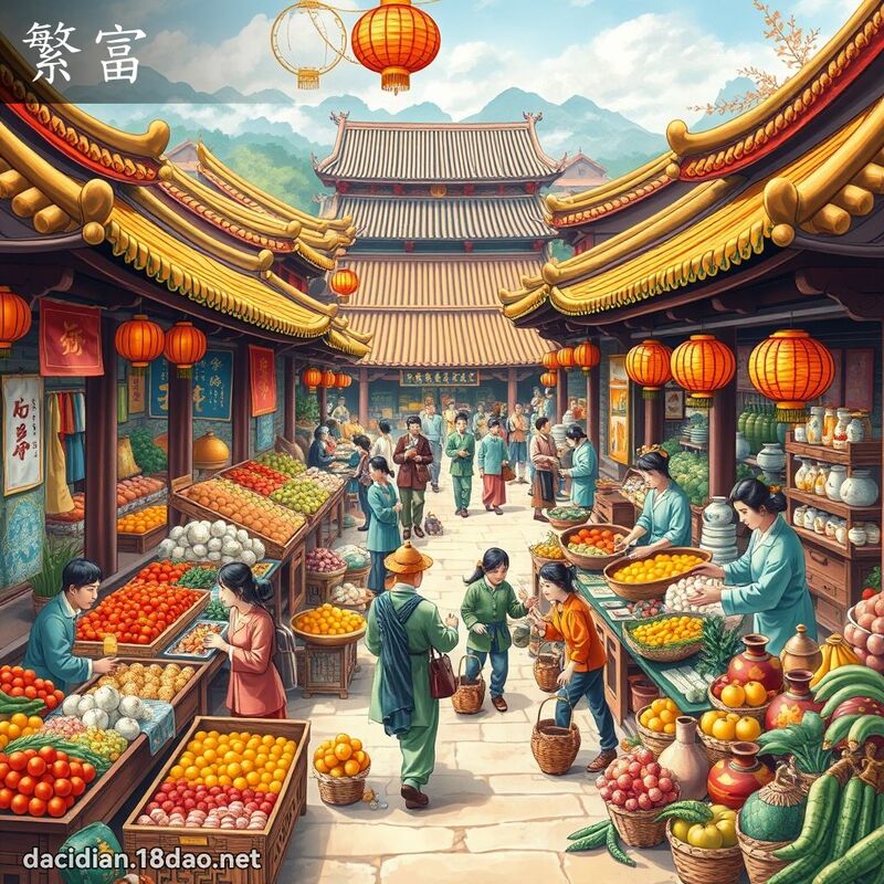 繁富 - 國語大辭典配圖