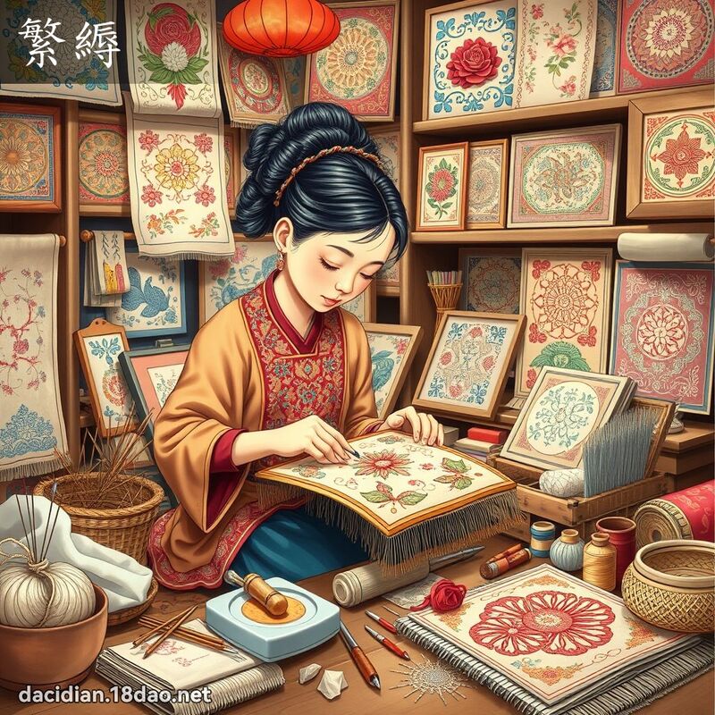 繁縟 - 國語大辭典配圖