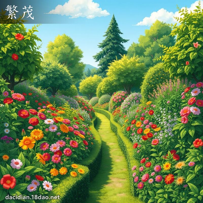 繁茂 - 國語大辭典配圖