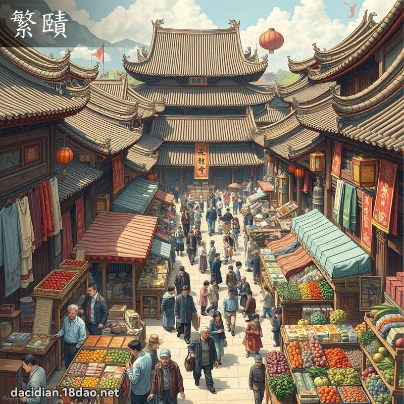繁賾 - 國語大辭典配圖