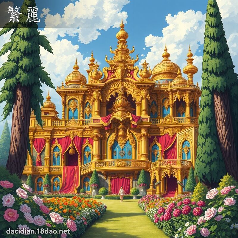 繁麗 - 國語大辭典配圖