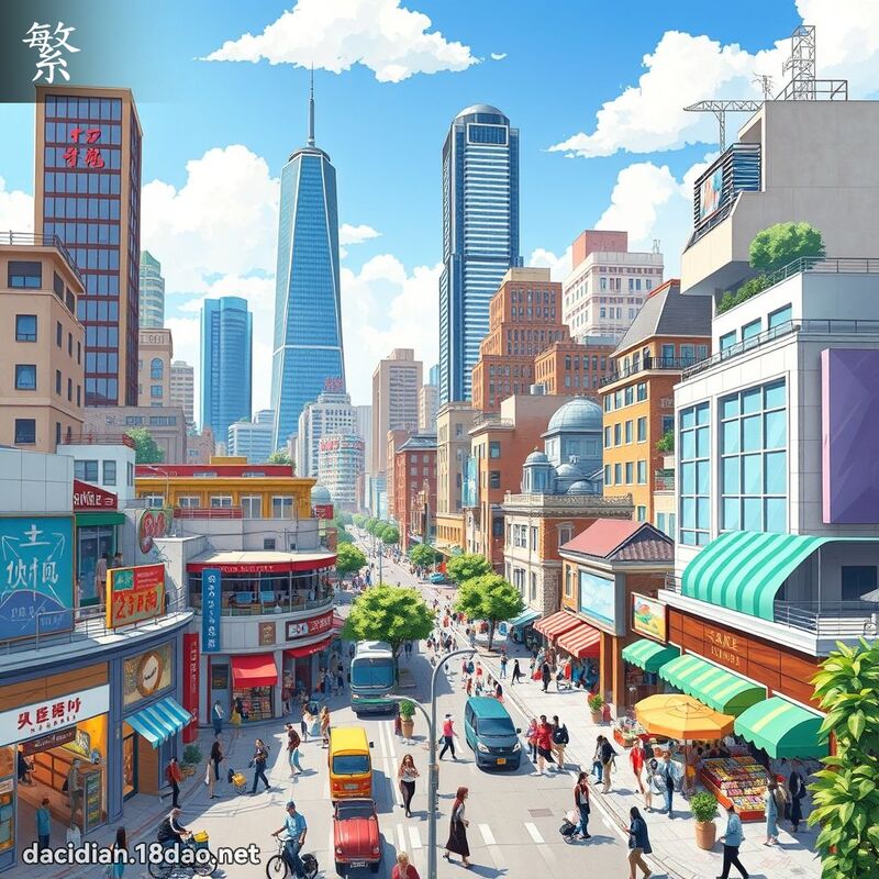 漢字: 繁 (多音字)