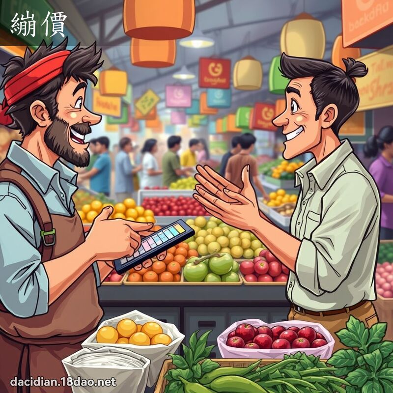 繃價 - 國語大辭典配圖