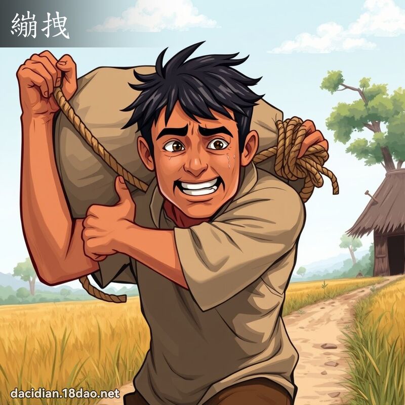 繃拽 - 國語大辭典配圖