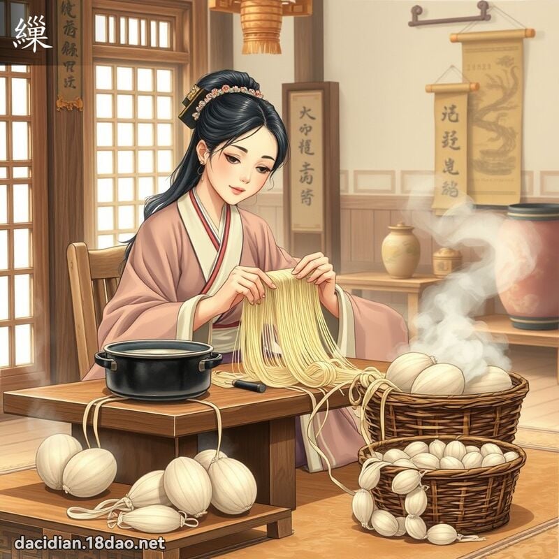 繅 - 國語大辭典配圖