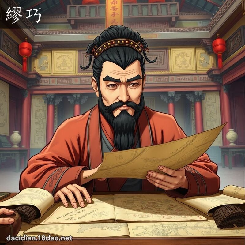 繆巧 - 國語大辭典配圖