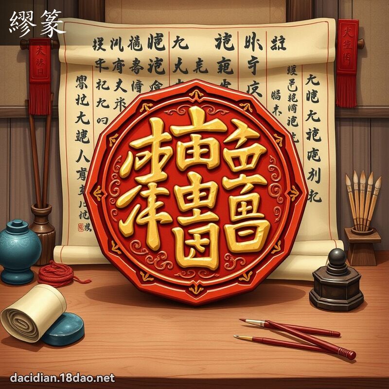 繆篆 - 國語大辭典配圖