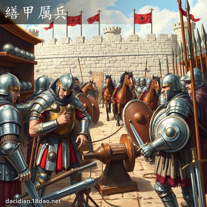 缮甲厉兵 - 国语大辞典配图
