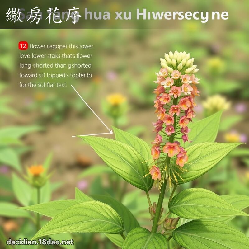 繖房花序 - 國語大辭典配圖