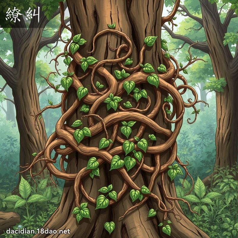 繚糾 - 國語大辭典配圖