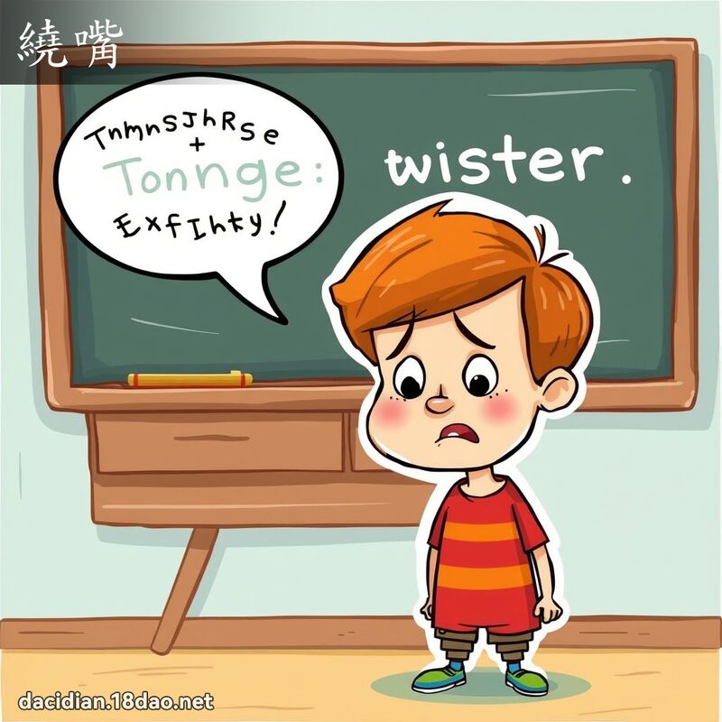 绕嘴 - 国语大辞典配图