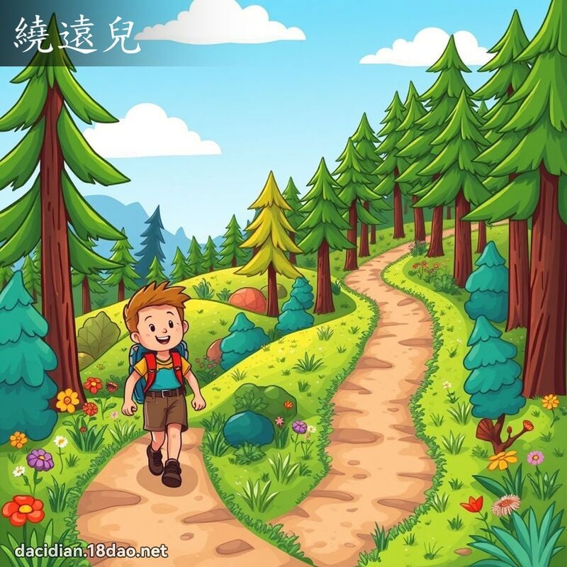 繞遠兒 - 國語大辭典配圖