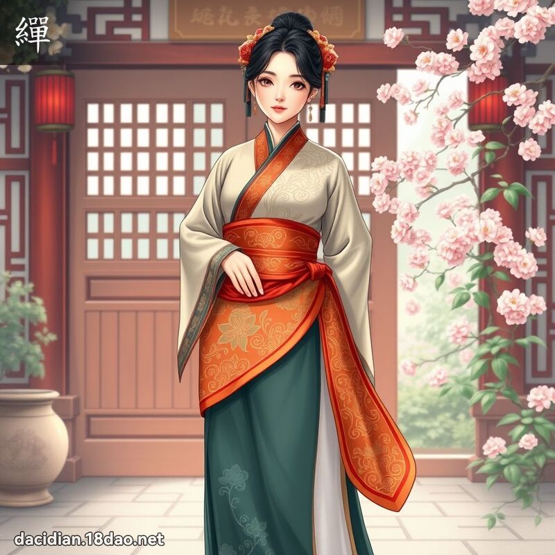 繟 - 國語大辭典配圖