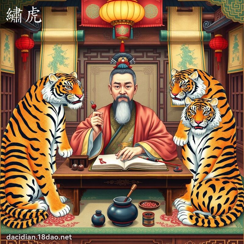 绣虎 - 国语大辞典配图