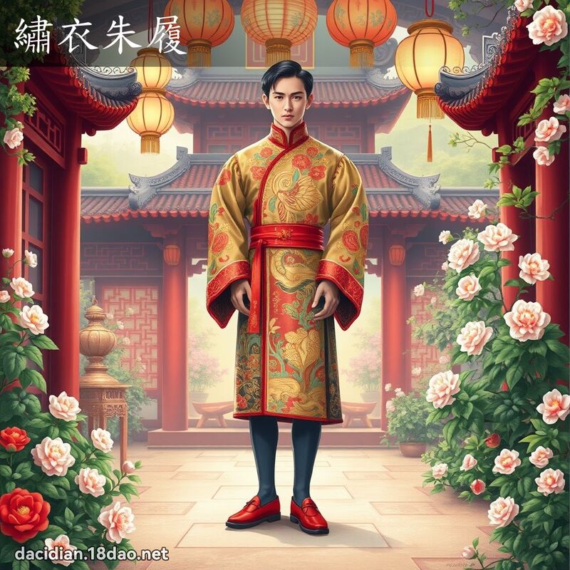 繡衣朱履 - 國語大辭典配圖