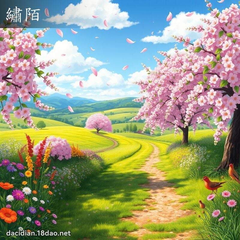 绣陌 - 国语大辞典配图
