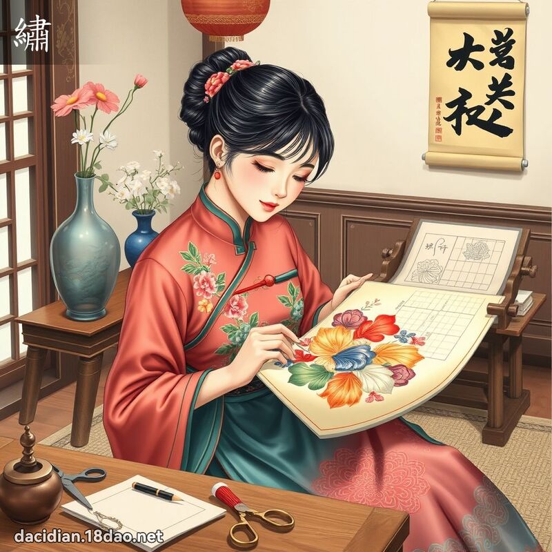 绣 - 国语大辞典配图