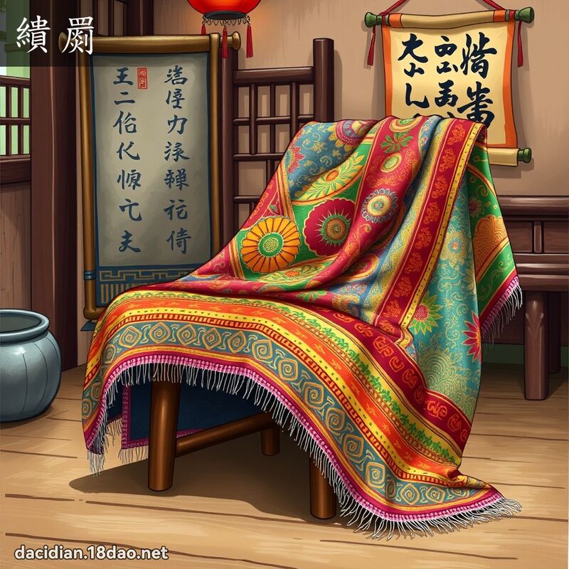 繢罽 - 國語大辭典配圖
