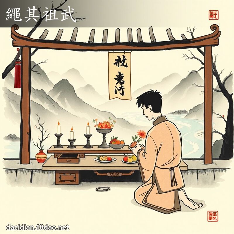 绳其祖武 - 国语大辞典配图