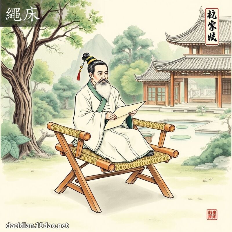 绳床 - 国语大辞典配图