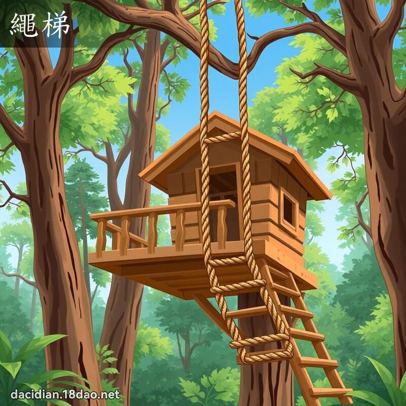 繩梯 - 國語大辭典配圖