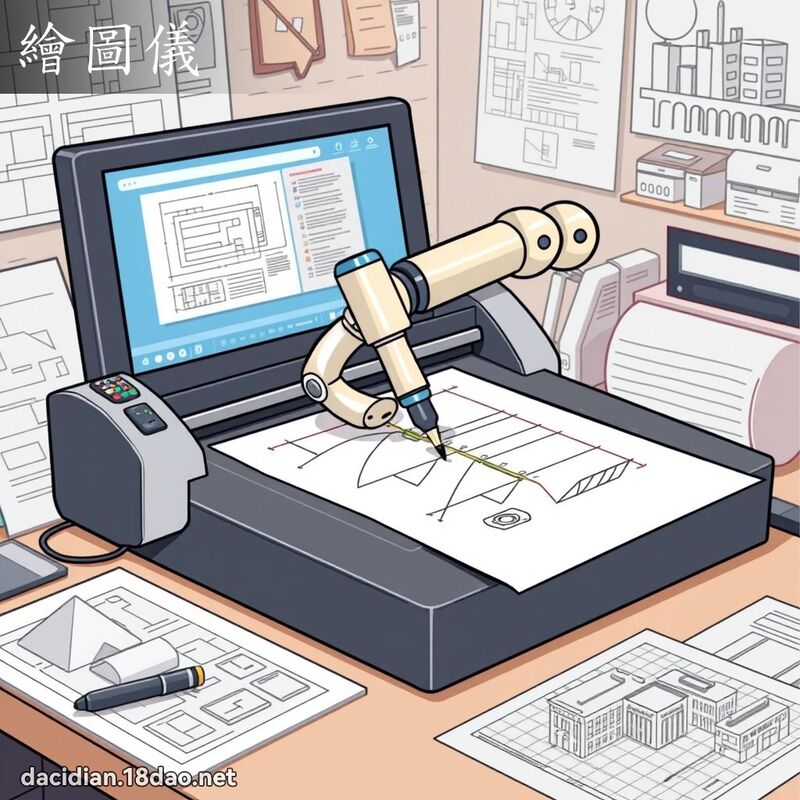 绘图仪 - 国语大辞典配图