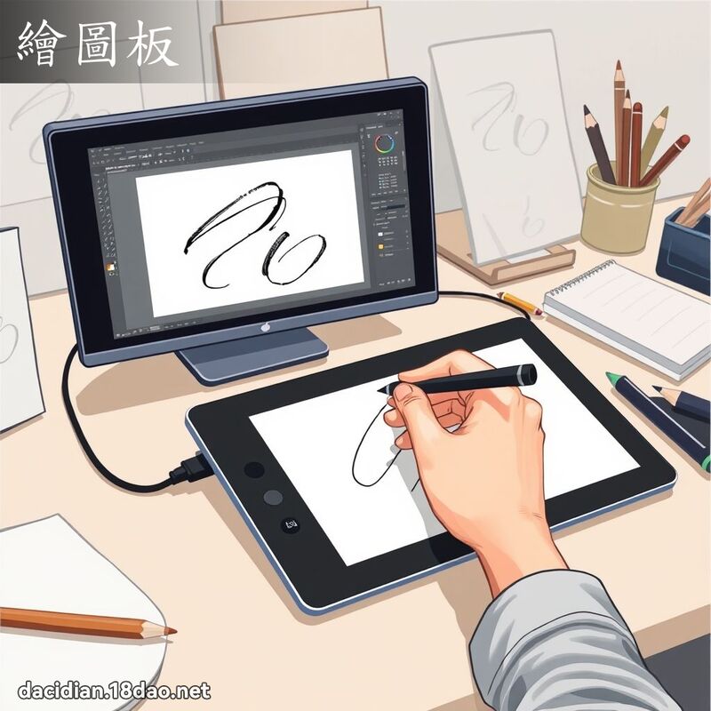 绘图板 - 国语大辞典配图