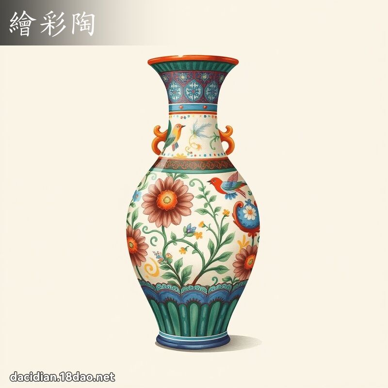 繪彩陶 - 國語大辭典配圖