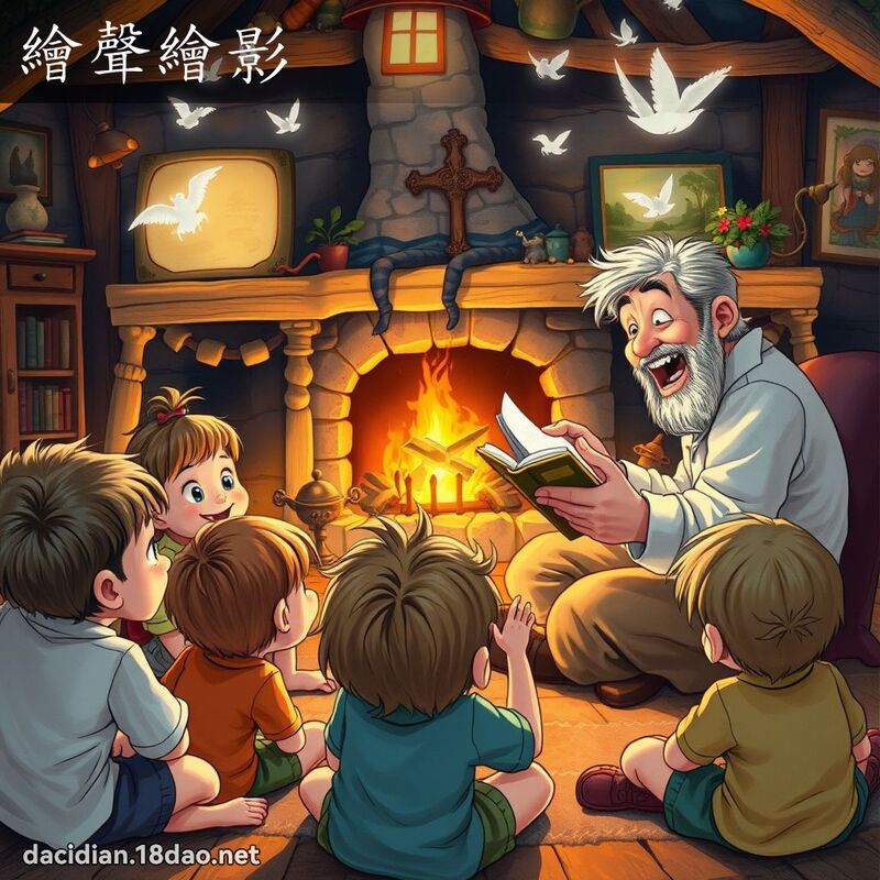 繪聲繪影 - 國語大辭典配圖