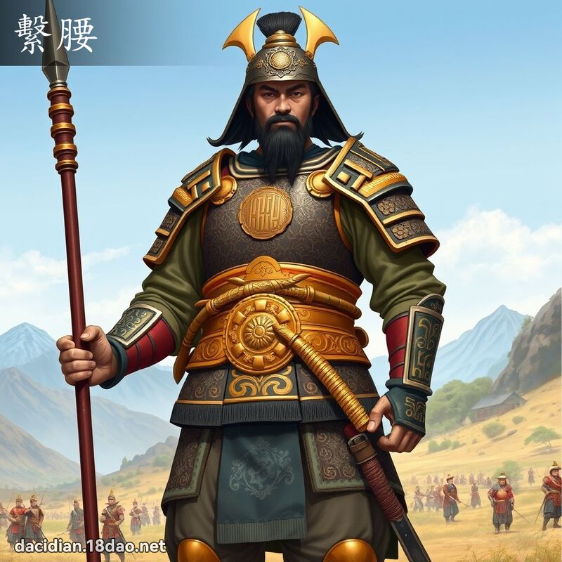 繫腰 - 國語大辭典配圖