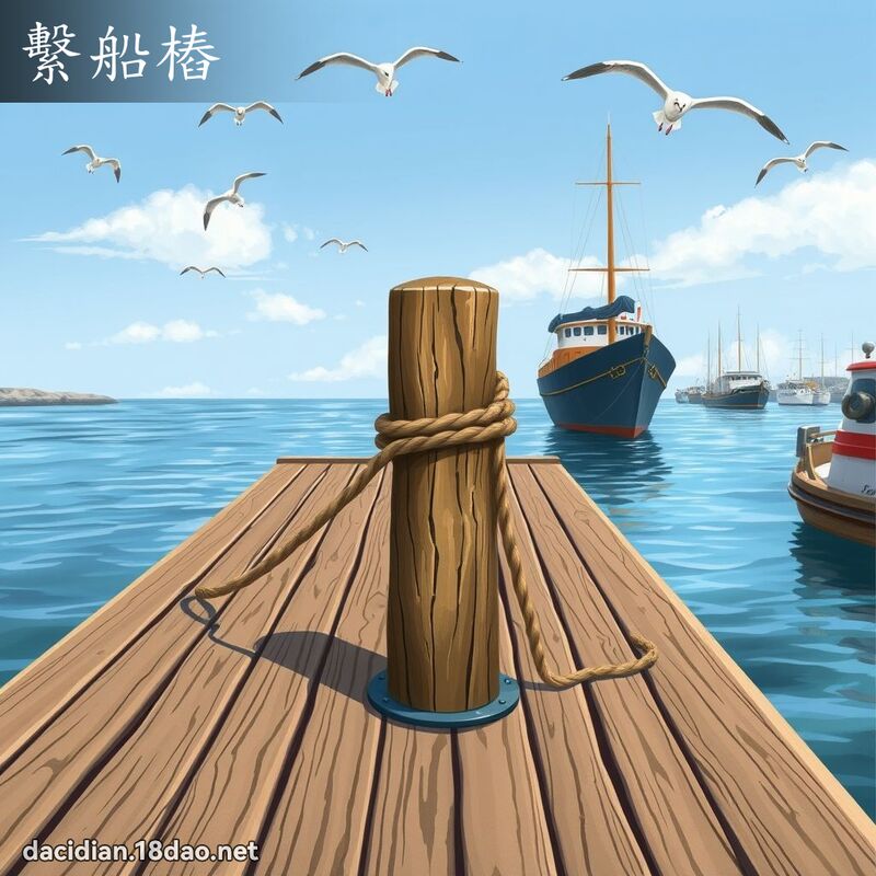 系船桩 - 国语大辞典配图