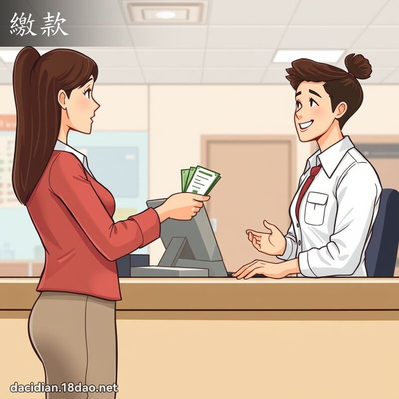 缴款 - 国语大辞典配图