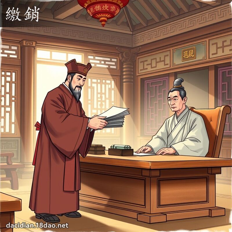 缴销 - 国语大辞典配图