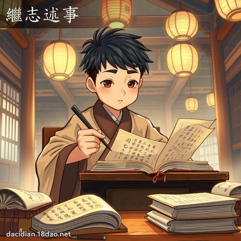 繼志述事 - 國語大辭典配圖
