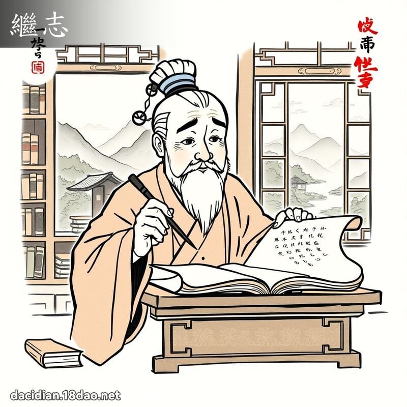 继志 - 国语大辞典配图