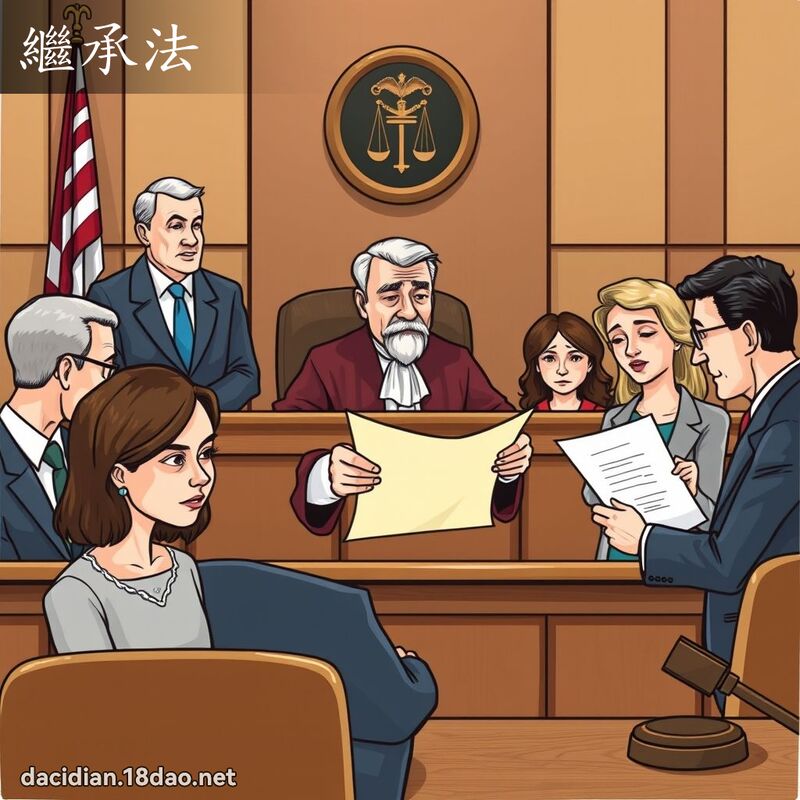 继承法 - 国语大辞典配图