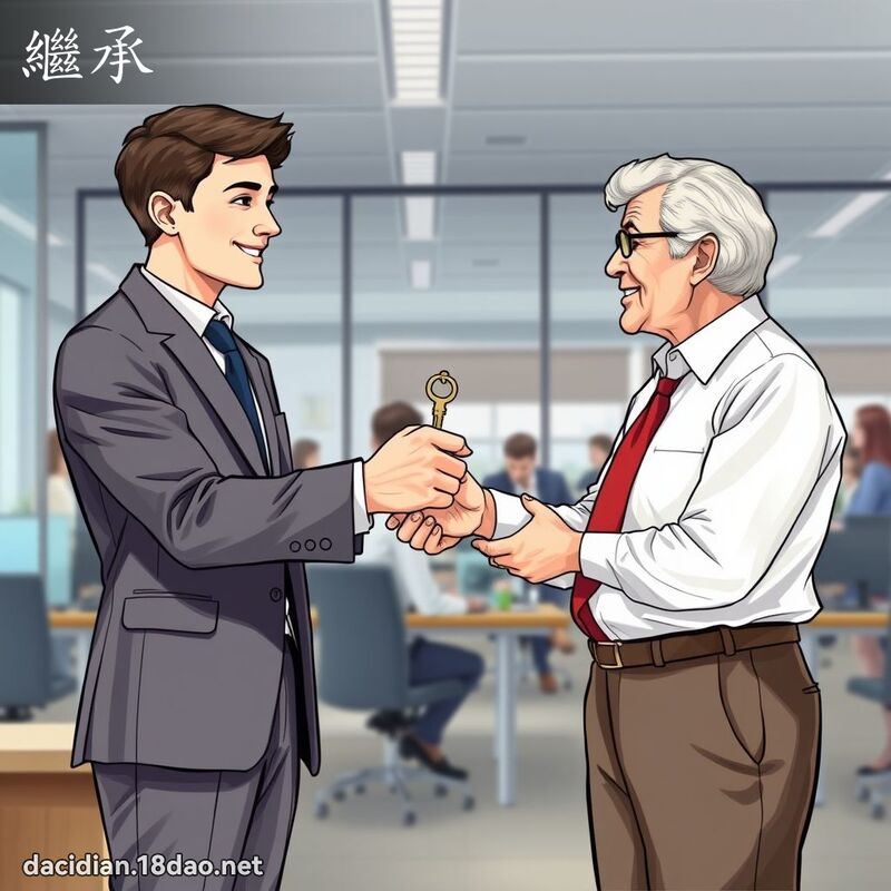 继承 - 国语大辞典配图