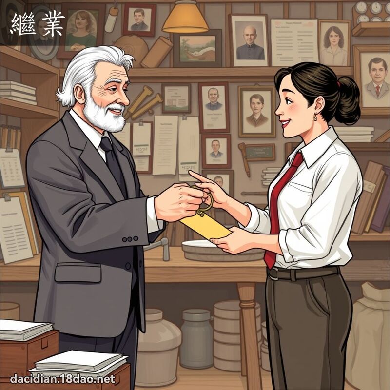 繼業 - 國語大辭典配圖