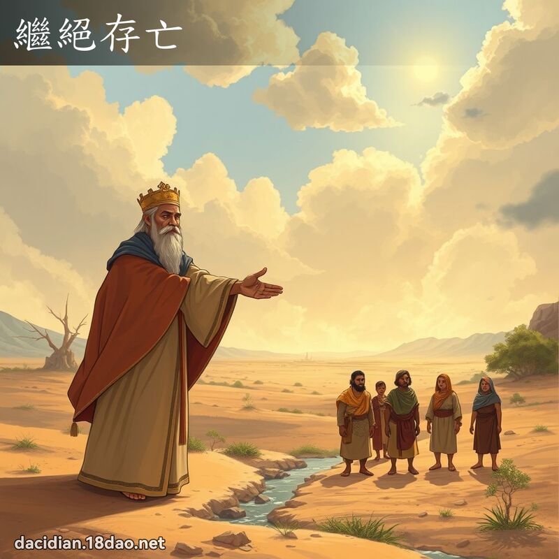 继绝存亡 - 国语大辞典配图