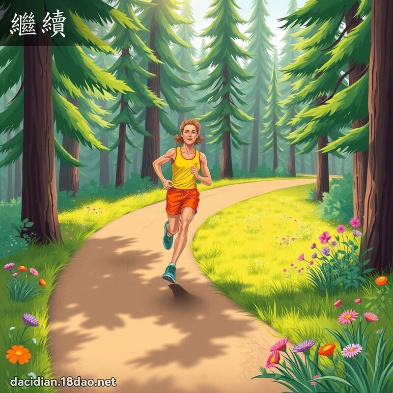 繼續 - 國語大辭典配圖